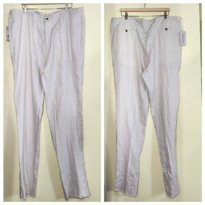 Modelcloth Volos Linen Trousers Mens 40 Light Sand Drawstring Pants Classic